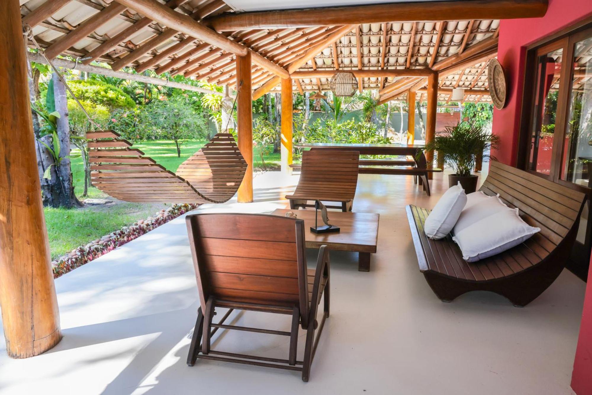 Casa Rosa Coqueiros Villa Porto Seguro Luaran gambar