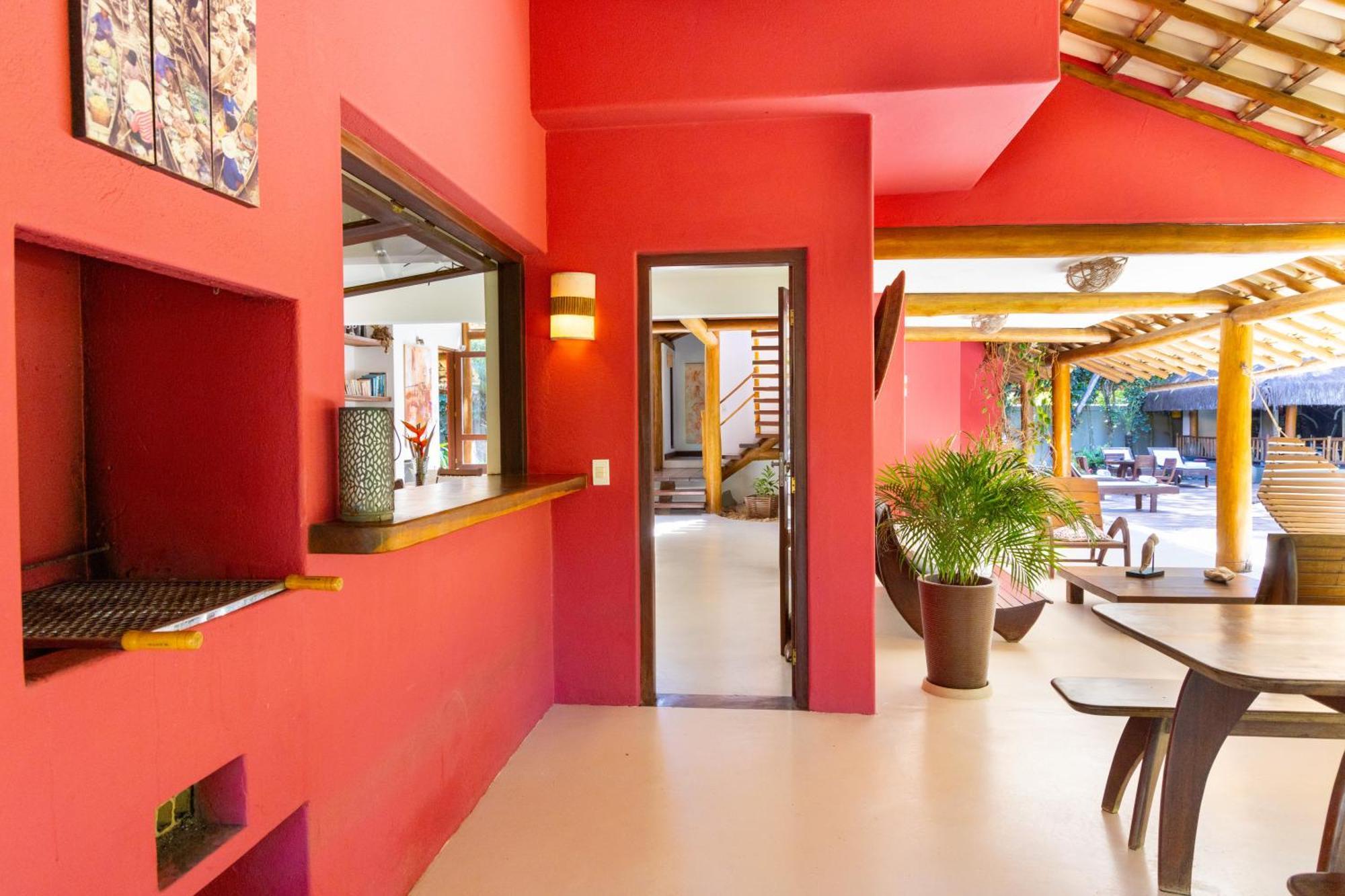 Casa Rosa Coqueiros Villa Porto Seguro Luaran gambar
