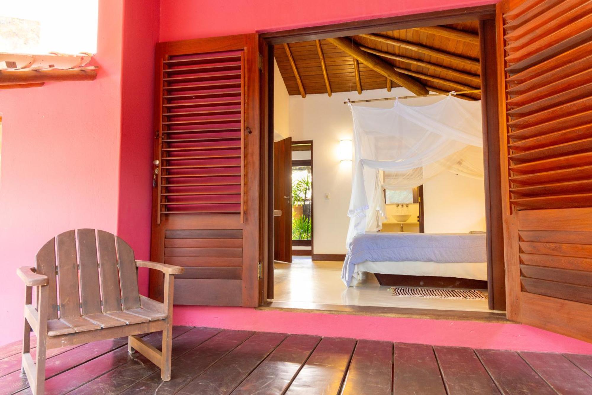 Casa Rosa Coqueiros Villa Porto Seguro Luaran gambar