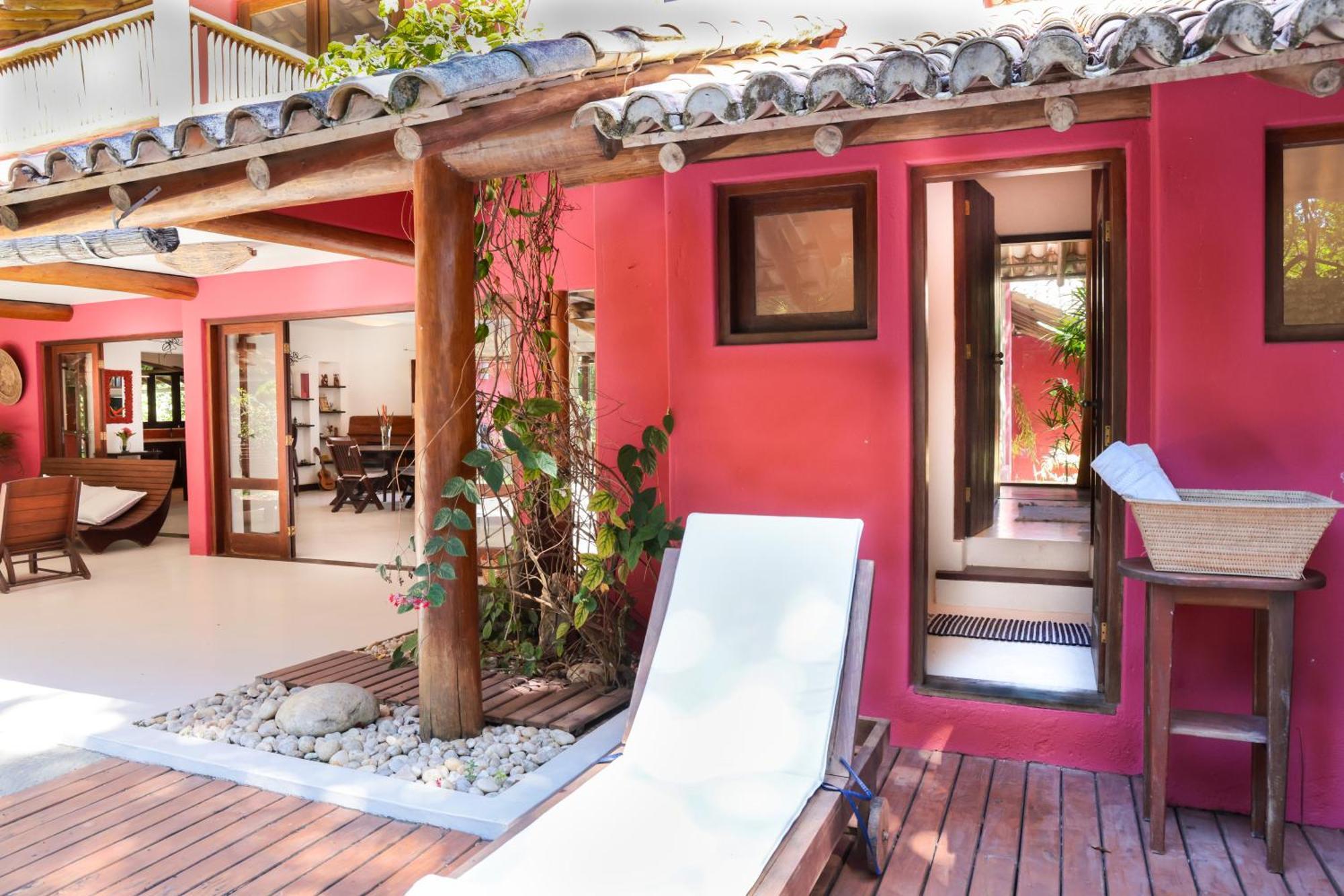 Casa Rosa Coqueiros Villa Porto Seguro Luaran gambar