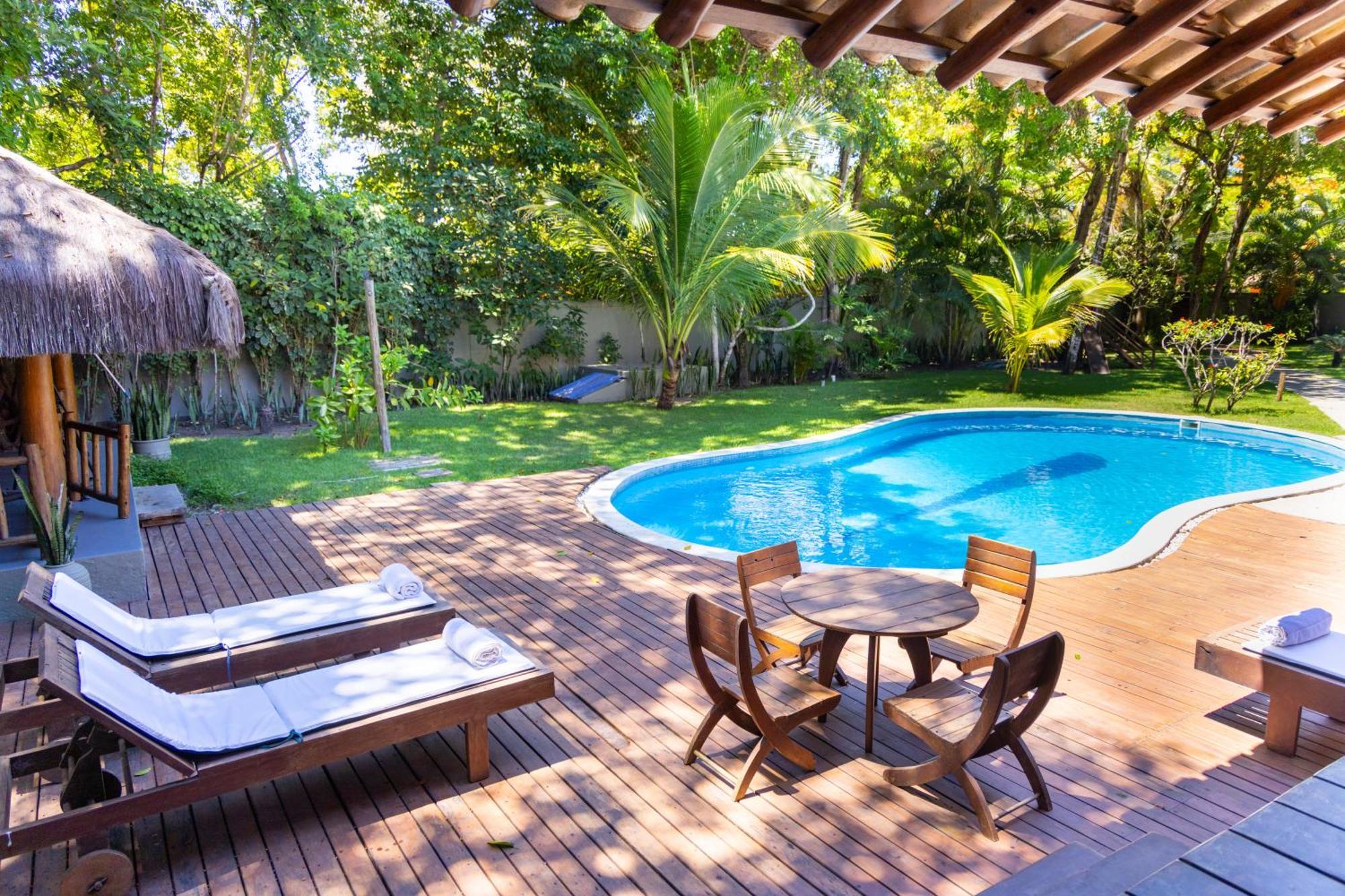 Casa Rosa Coqueiros Villa Porto Seguro Luaran gambar