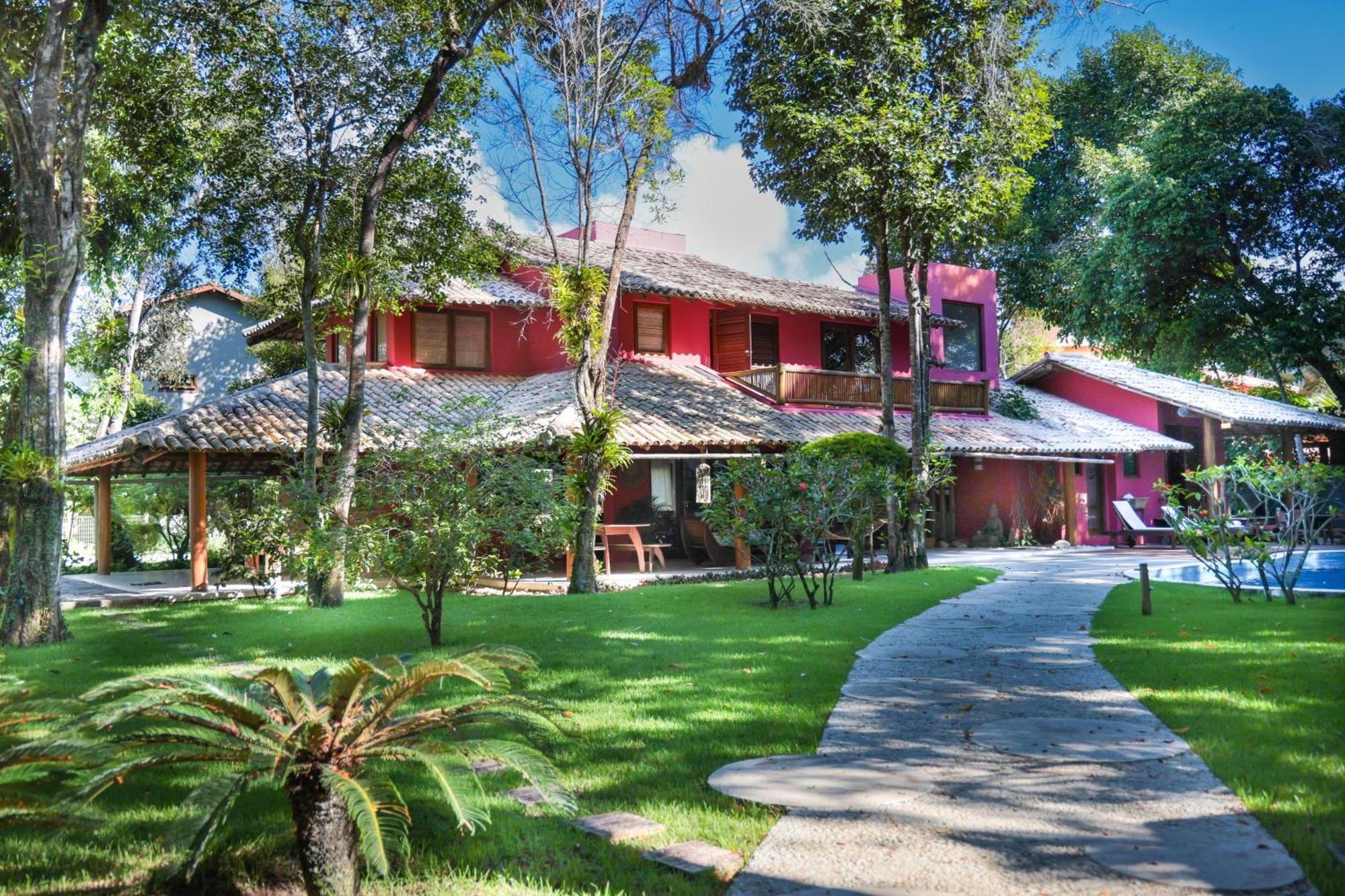 Casa Rosa Coqueiros Villa Porto Seguro Luaran gambar